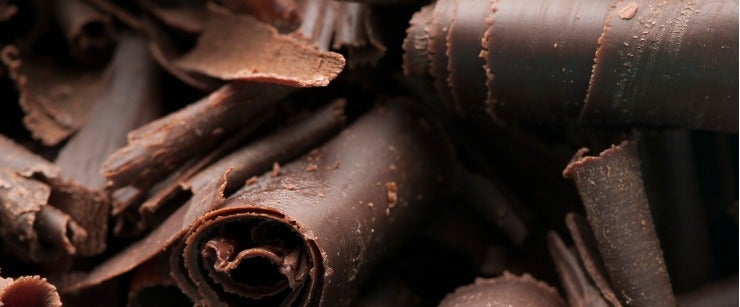 dark chocolate shavings