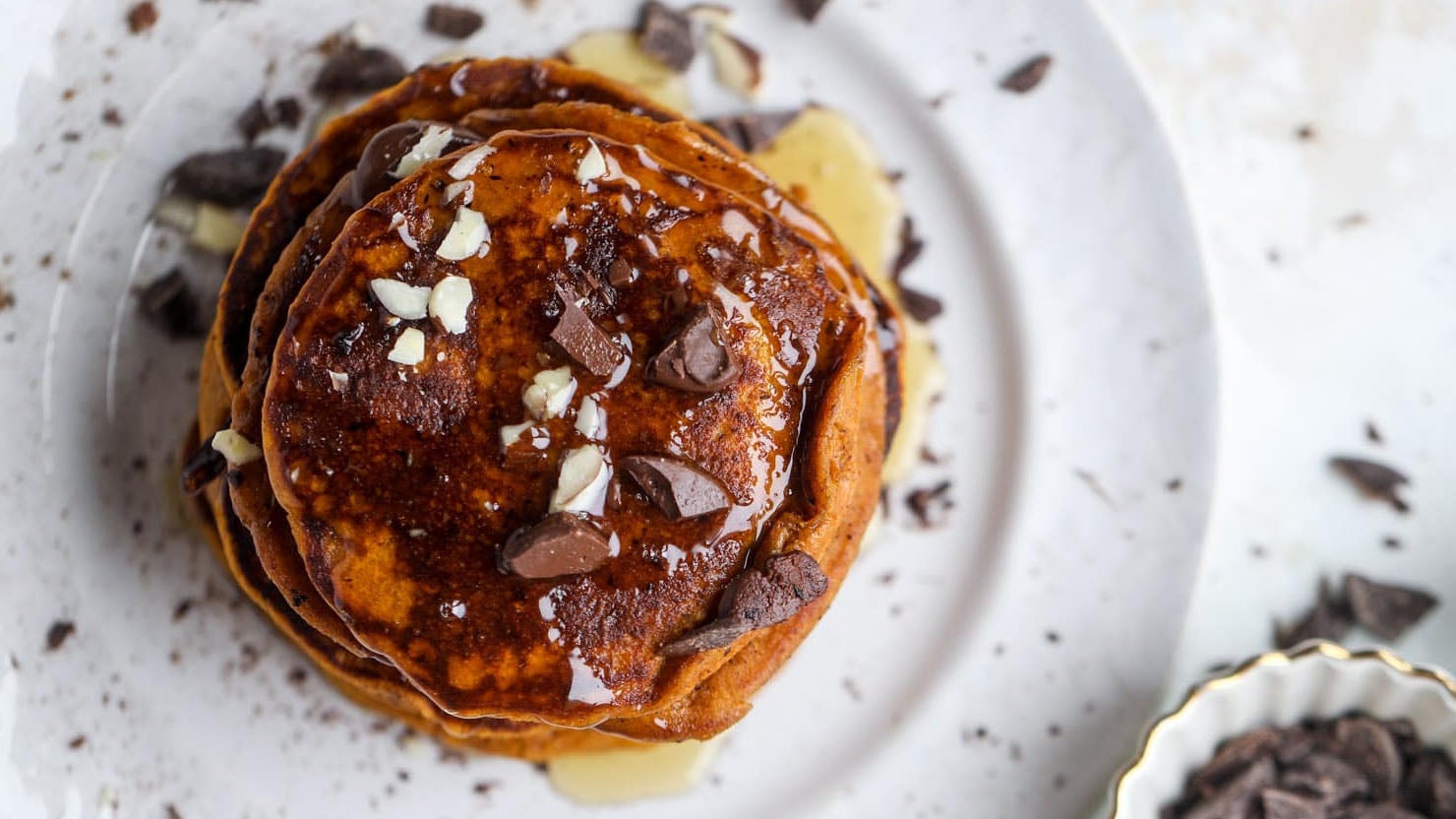 pumpkin protein pancakes
