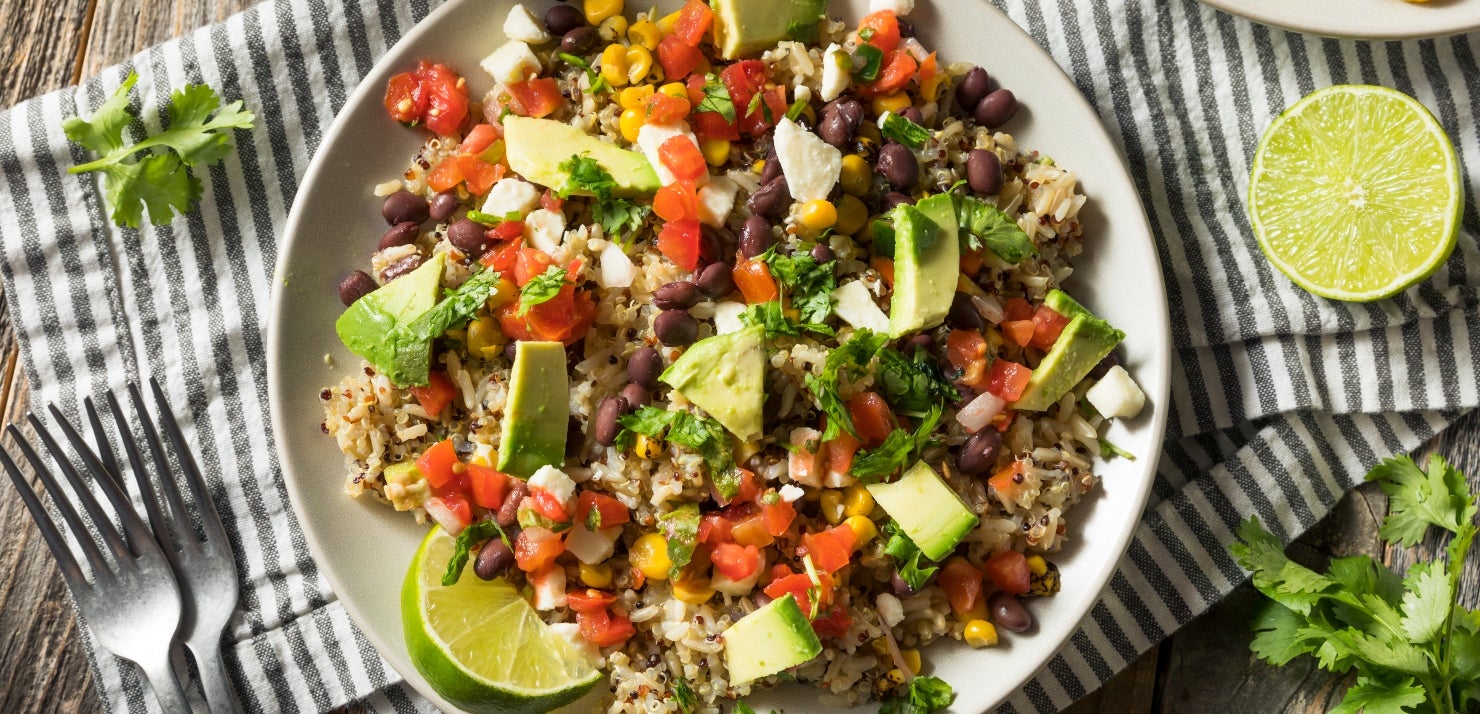 plant based meals mexican salad