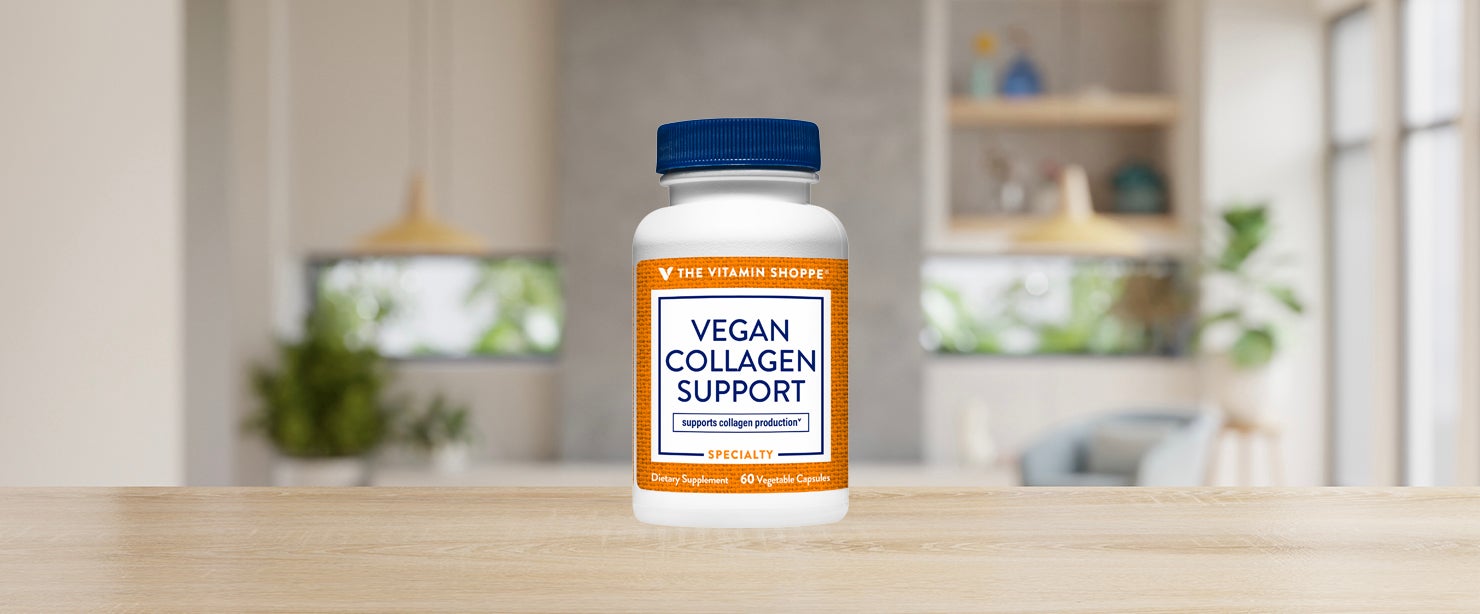 vegan collagen support supplements: The Vitamin Shoppe brand Vegan Collagen Support