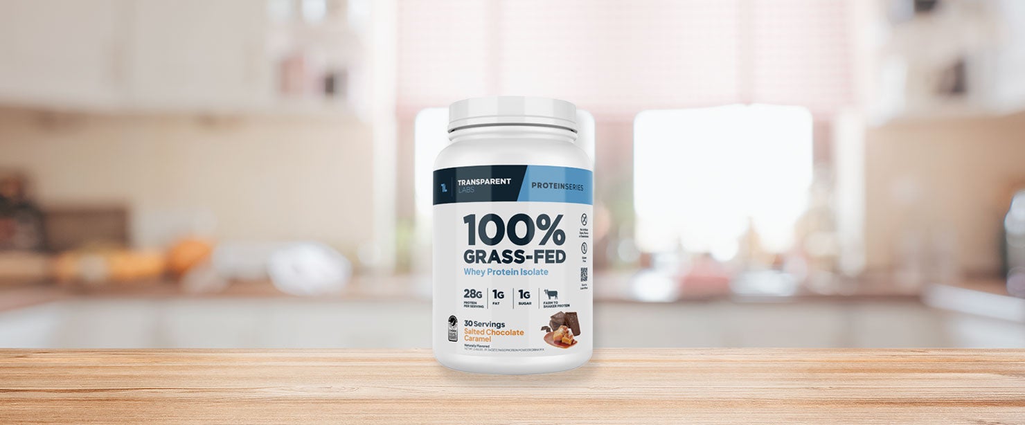 transparent labs 100 percent grass fed whey protein