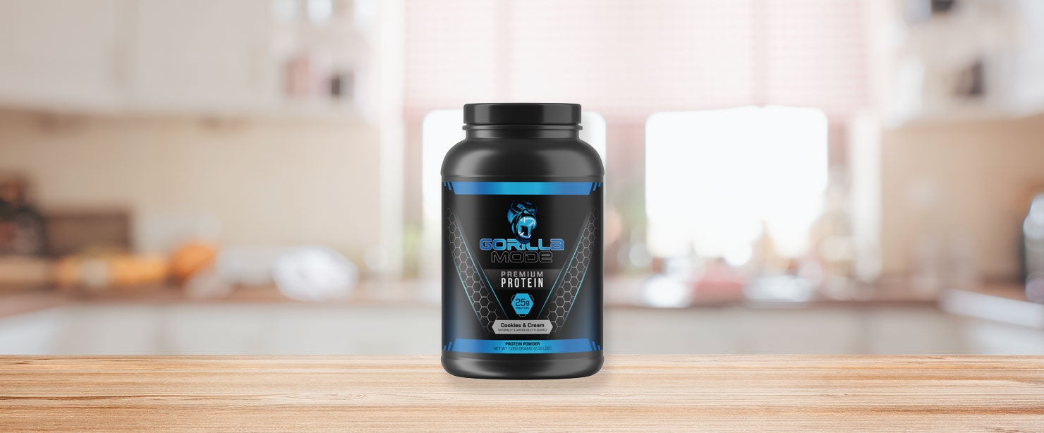 gorilla mode cookies and cream premium protein