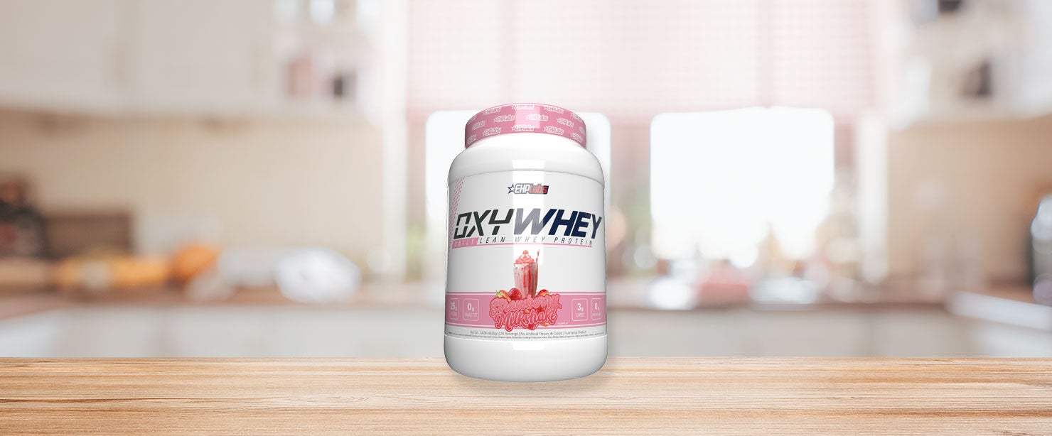 ehp labs oxywhey strawberry milkshake lean whey protein