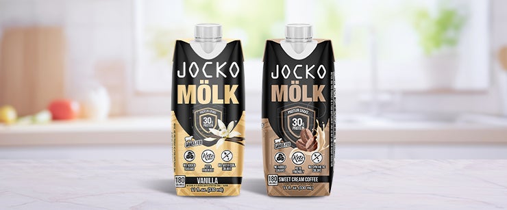 Jocko Molk protein drinks